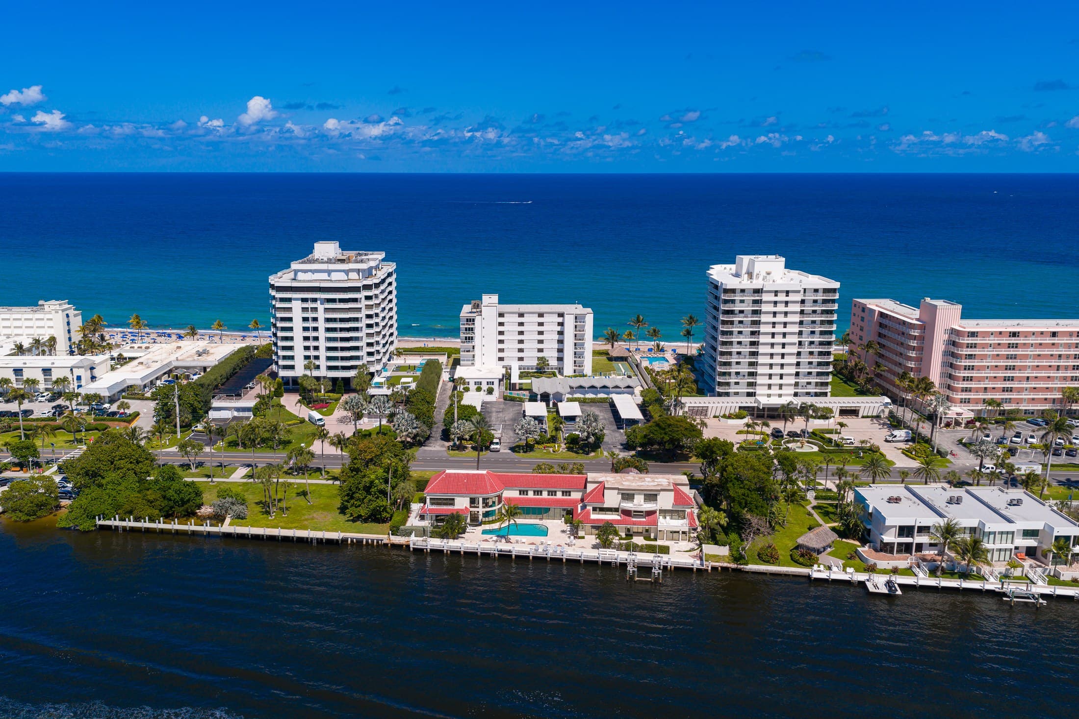 Aerial view of Highland's oceanfront position — an example of R3LIA asset context